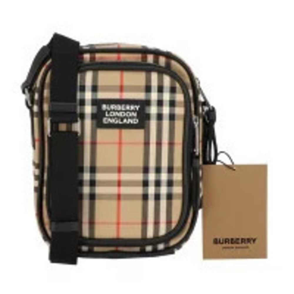 BURBERRY Check Shoulder Bag SA